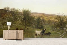 3D Oil Rural Landscape Wallpaper Wall Mural Removable Self-adhesive Sticker 672