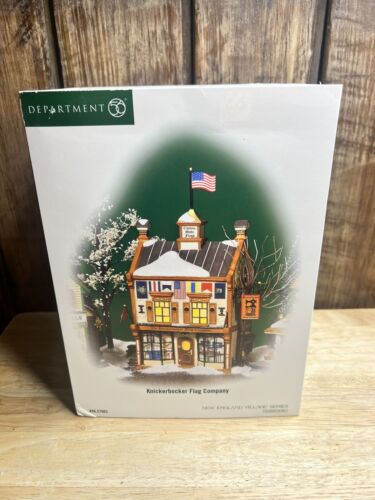 Department 56 Knickerbocker Flag Co 57003 Light Has Some Color Discoloration - Picture 1 of 7