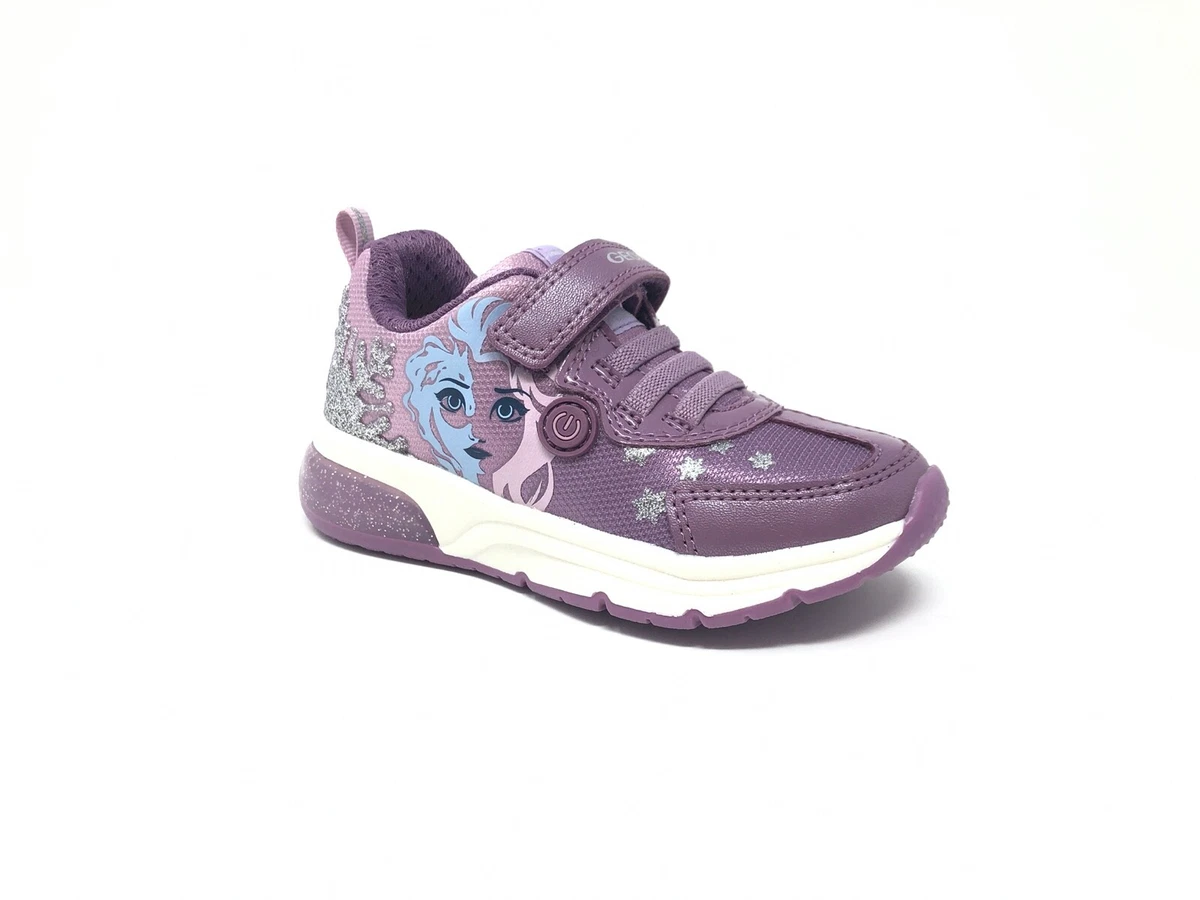 Disney Frozen 2 Geox Leather Plantar Light Girls Shoe J028VD