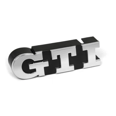 Original VW up! Facelift GTI Schriftzug vorn Kühlergrill Emblem Zeichen chrom - Bild 1 von 2