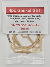 YS FZ-91 Four Stroke Engine Aftermarket 4pc Gasket SET NIP