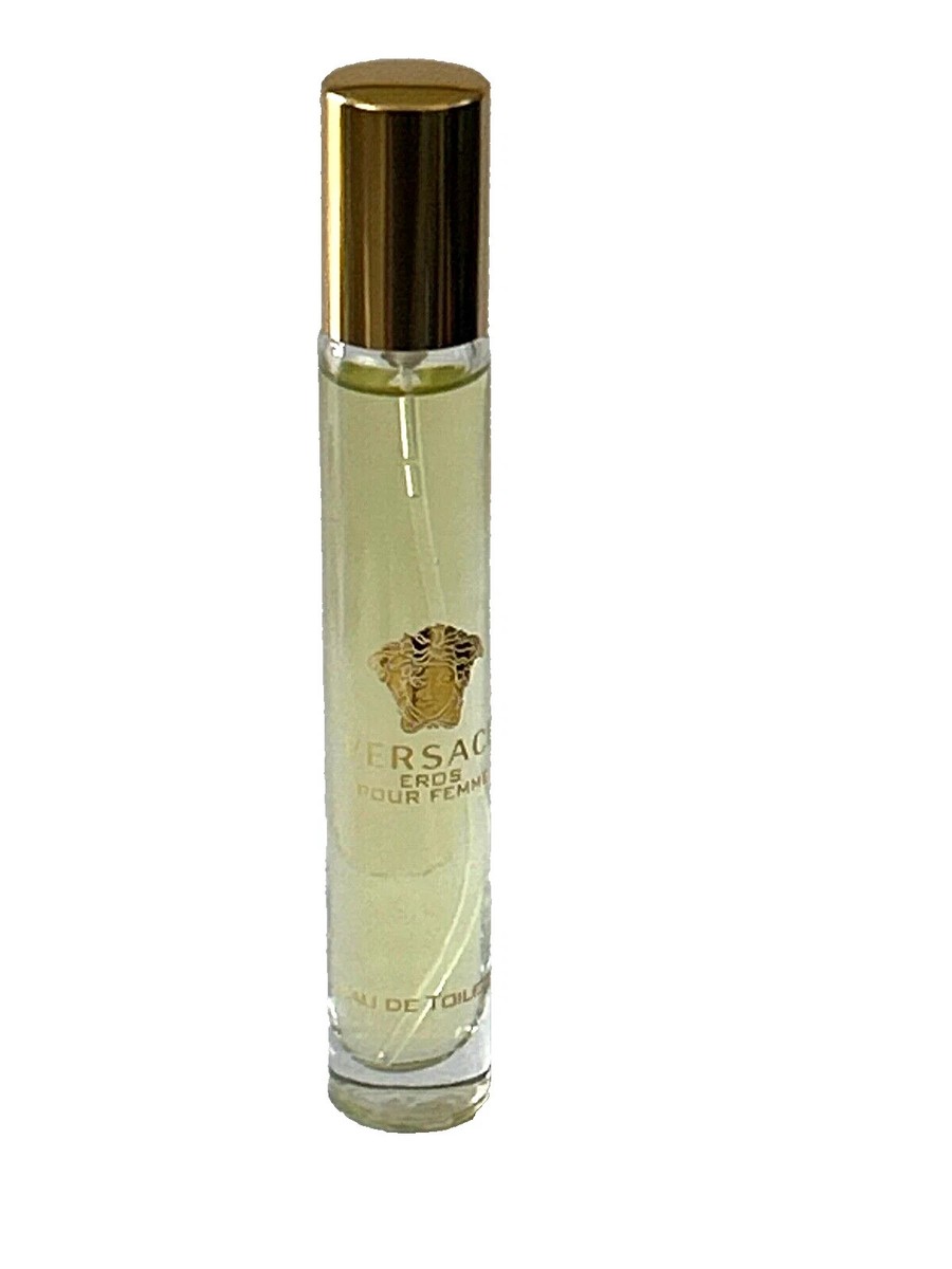 VERSACE EROS POUR FEMME EAU DE TOILETTE TRAVEL SPRAY 0.3 OZ