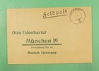 DR WHO 1939 GERMANY WWII FELDPOST FIRST DAY OF WAR R51201