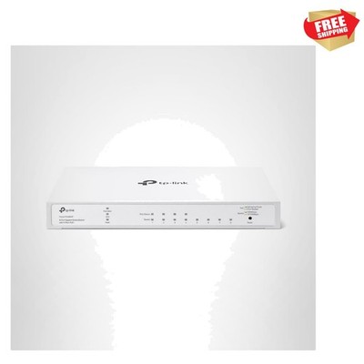 Festa FS308GP 8 Port Gigabit Smart Managed PoE Switch 4 PoE+ Port @62W Self-O...