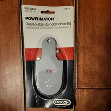 NOS OEM Oregon 30853 3/8 Pitch Chain Guide Bar Tip Replaceable Sprocket Nose Kit