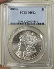 1889-S $1 Morgan Dollar PCGS MS62