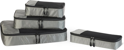 Amazon Essentials 4-Teiliges Packwürfel-Reisezubehörset, Gepäckorganizer Mit Dop