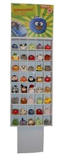 Schmooziedisplay - 40 Fächer - "Schmoozies" - aus Pappe - Bodenpräsentationsmöbe