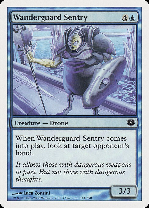 Wanderguard Sentry NonFoil Ninth Edition 111 NM MTG