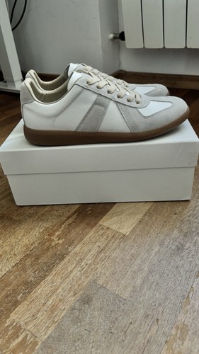 Maison Margiela Replica Trainer Gats White Sz 43 Us 10 - Picture 2 of 7