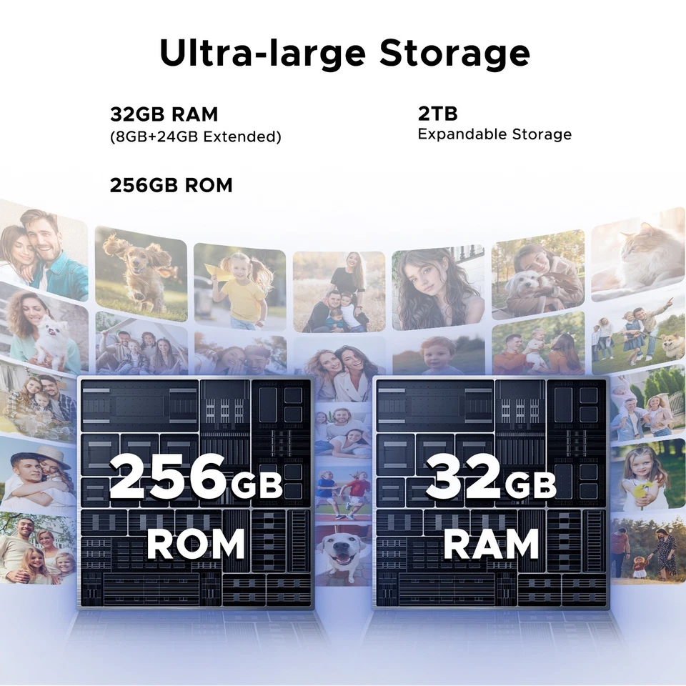 DOOGEE Note59 Pro 5G Unlocked Cell Phone Android 15 32GB+256GB, 6250mAh 120Hz US - Image 3 of 4