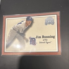 Fleer 2000 Greats of the Game Jim Bunning #42 Tigers MLB Baseball Card