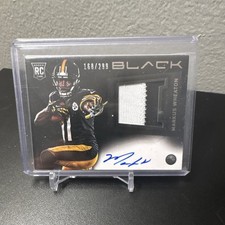 2013 Panini Black Rookie Patch Autograph Markus Wheaton #224/299 Steelers