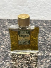 Rare EMERAUDE DE COTY PERFUME BOTTLE Sample VTG Mini 1920's-1940's French Label