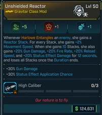 Borderlands 4 OP⭐UNSHIELDED REACTOR HARLOWE CLASS MOD⭐ GUN DAMAGE⭐5 Decoherence