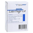 Dukal 4423XL Latex Finger Cots Extra Large Natural White 144/Pk