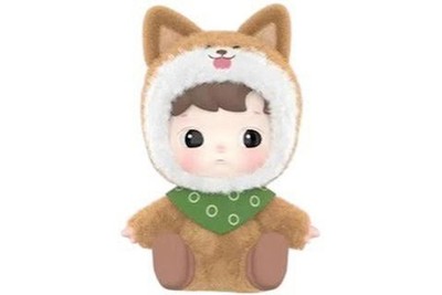 POP MART × HACIPUPU   Snuggle With You Series Lucky Puppy Plush (SEALED)