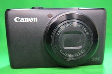 Canon PowerShot S95 10.0MP Compact Digital Camera Black Working Used