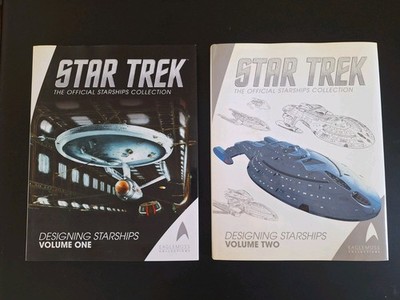 Star Trek Designing Starships Volume One and Two Eaglemoss Collections 2017