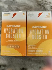 2 PK Gatorade Hydration Booster Tropical Mango Electrolyte Drink 6CT EXP 3/26
