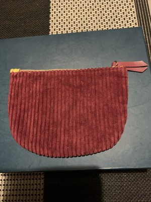 Neu Ipsy Glambag Cord burgund und gelb - nur Tasche - September 2020
