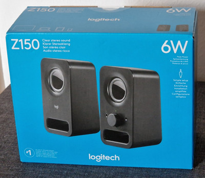 LOGITECH Z150 Multimedia-Lautsprecher 2.0 - Schwarz - Neu & OVP