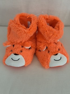 Carters High Top Faux Fur Kids Slippers Sz 9-10