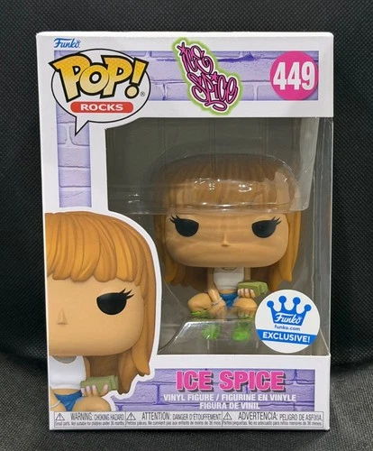 Funko pop Rocks Ice Spice #449 Funko Shop exclusive + Protector