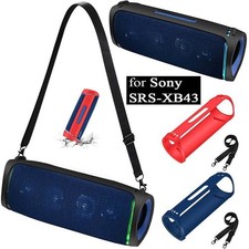 Soft Protective Silicone Travel Case Cover for Sony SRS XB43 Bluetooth Speaker