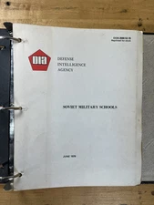 1978 DIA DDB-2680-52-78 Defense Intelligence Agency - Soviet Military Schools