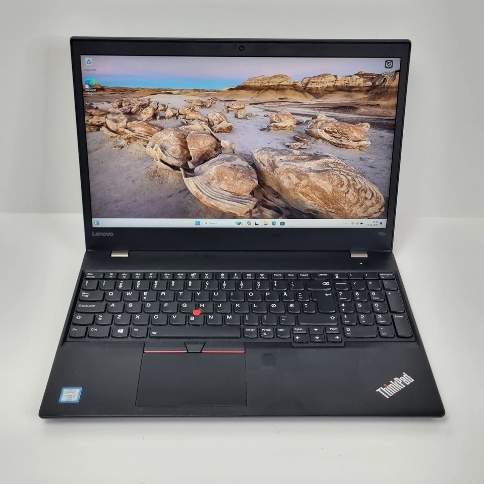 Lenovo FHD 15.6" CAD Gaming Laptop, Core i7 16GB 512GB Quadro M520 ThinkPad P51s - Image 2 of 4
