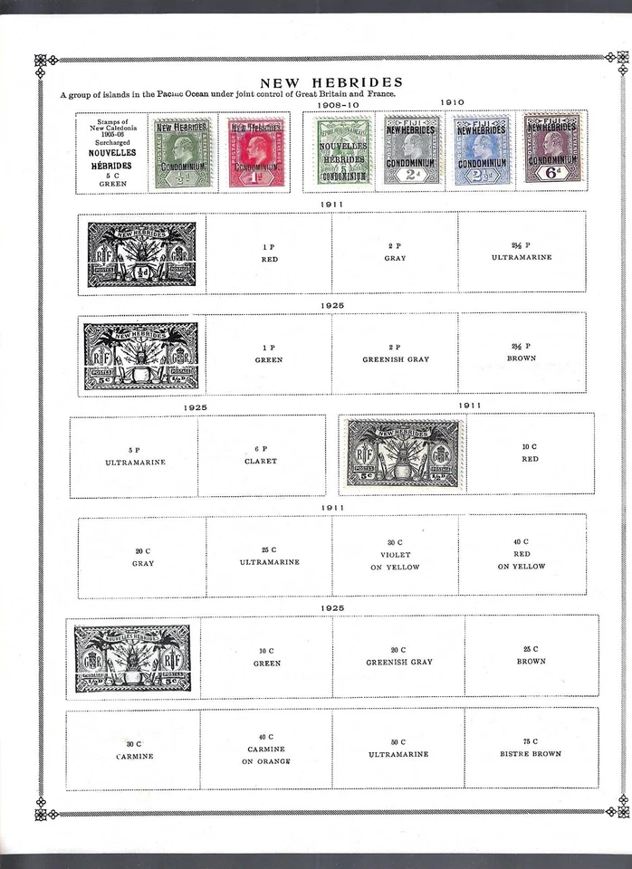 Kenr2: New Guinea New Hebrides NSW  from 18 Vol Scott International Collection - Image 2 of 4