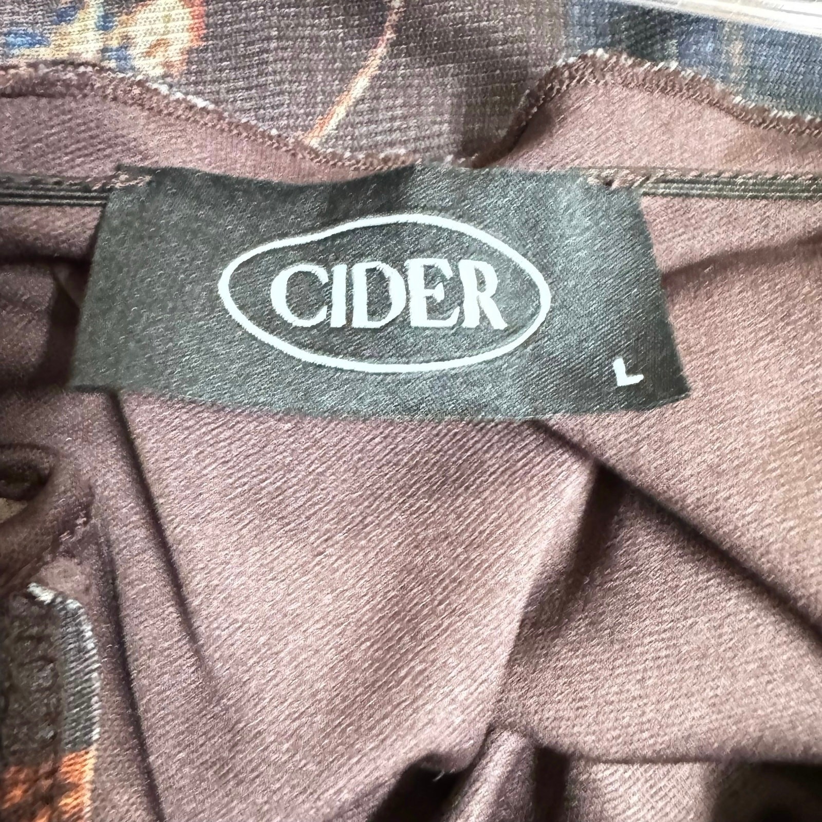 Cider Patchwork Mini Dress Size Large Adjustable … - image 4