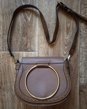 Accessorize Studded Tan Crossbody Bag