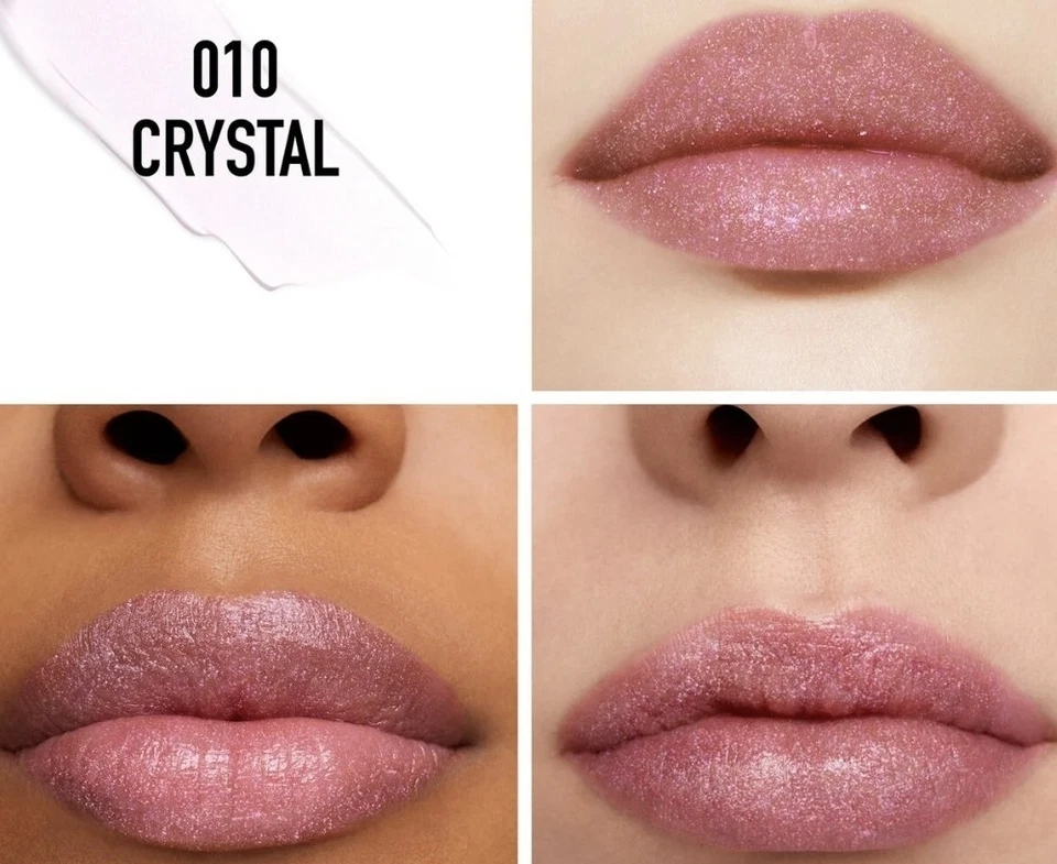 Rouge Dior Lipstick #010 Crystal Sparkle Finish Holiday 2025 Collection - Image 2 of 2