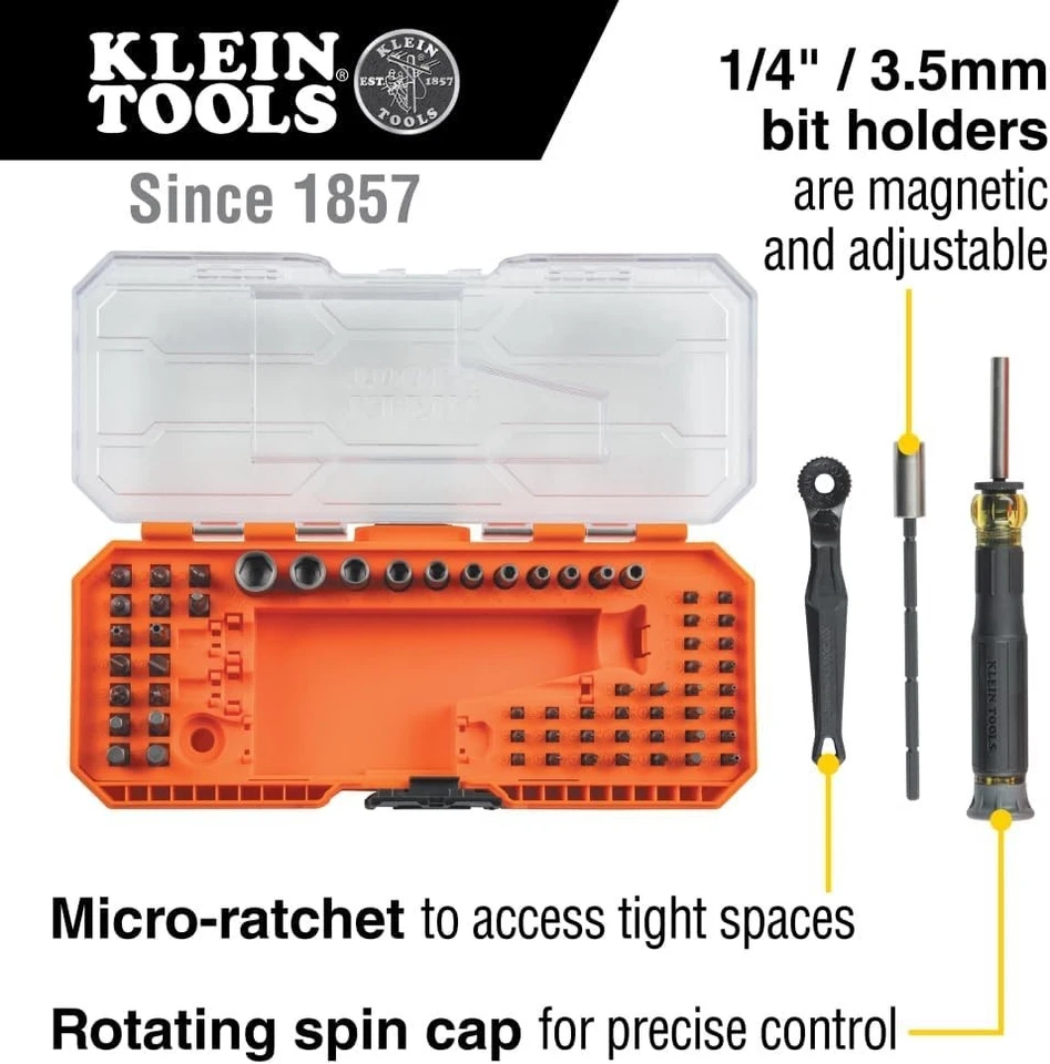 Klein Precision Screwdriver Set with Modular Case - Image 4 of 4