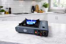 Gaskocher  Campingkocher Gasregler flammig Kocher 1 Gaskocher