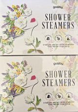 2 Pack GOSSBY Shower Steamers Aromatherapy Home Spa Bliss Essential Oils 6 tabs