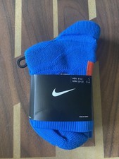Nike NBA Authentic L Ankle Socks Blue OKC Power Player Team Issued On Court