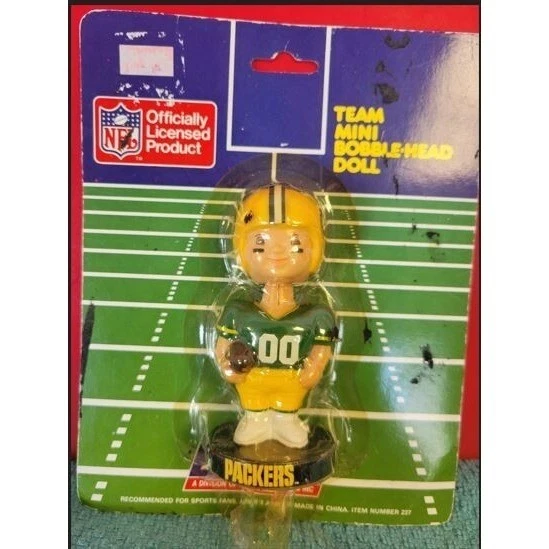 Green Bay Packers Football Original Vintage Sports Bobble Heads