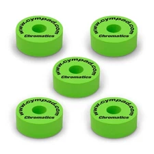 Cympad Chromatics Green 40/15mm Cymbal Pad  Set of 5
