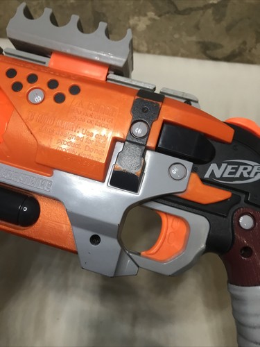 NERF Zombie Strike HammerShot Hammer Shot Foam Dart Gun Blaster with 5 Darts - Picture 5 of 10