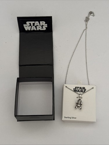 NEW Star Wars R2-D2 Chain And Charm Pendant 925 Sterling Silver - Picture 6 of 8
