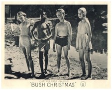 Bush Christmas Original Lobby Card Michael Yardley Helen Grieve Neza Saunders