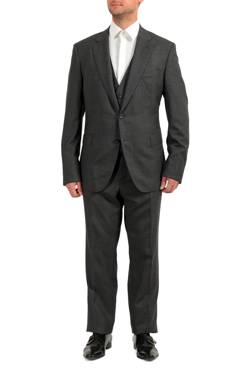 Hugo boss clearance vest suit