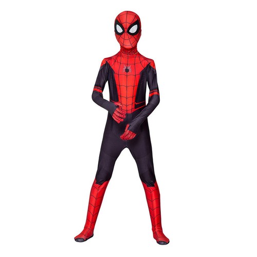 Kids SpiderMan Cosplay Costume Boys Tobey Maguire Outfit Jumpsuit Fancy Dress - Picture 43 of 81