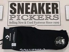 Converse Half Cushion Ultra Low Socks - Black / White - Men's Size: 6 - 12 - New