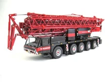WSI M410001 Spierings SK599-AT5 Mobile Crane - Mammoet Die-cast 1/50 MIB