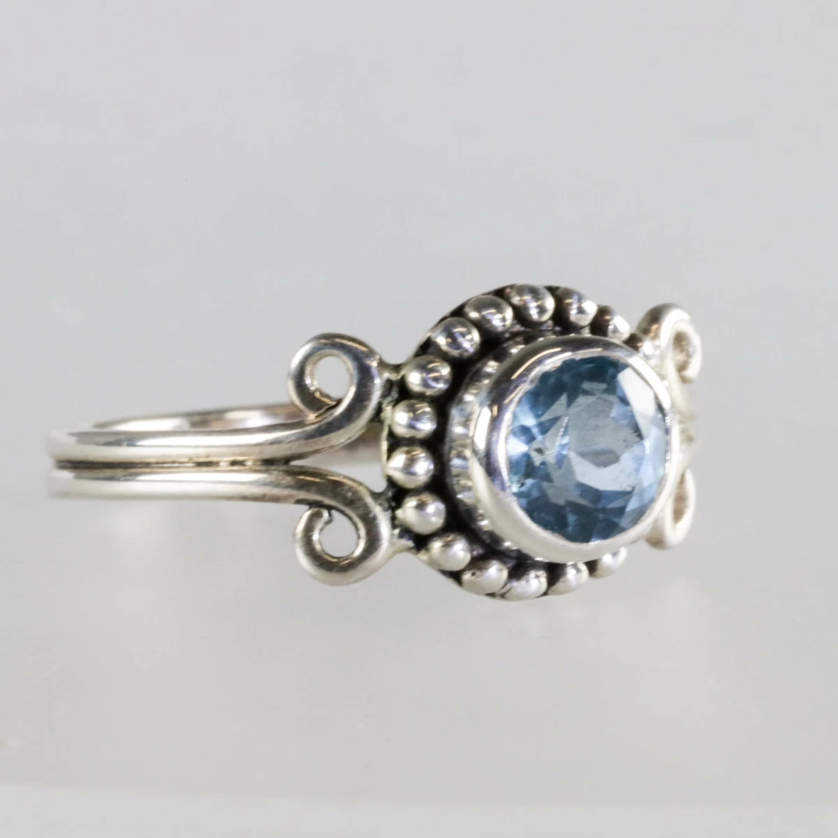 Halo birthstone best sale ring