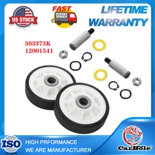 (2 PACK)Dryer Roller Wheel Drum Support Kit for Maytag 303373K 12001541 312948